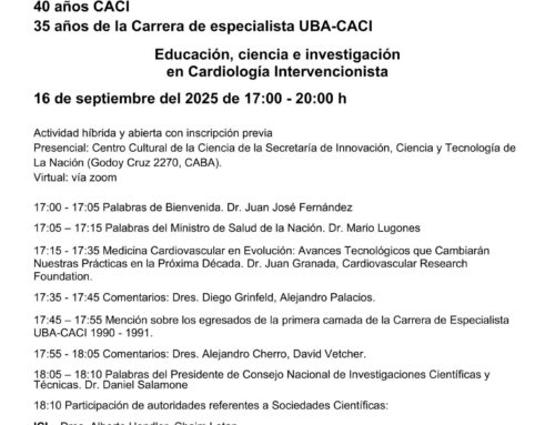 Acto académico: Día Internacional de la Cardiología Intervencionista