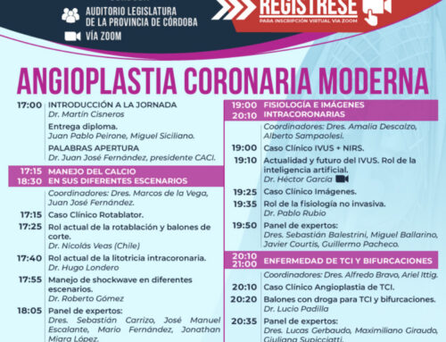 4º Jornada Institucional CACI Córdoba 2025 sobre “Angioplastia Coronaria Moderna”