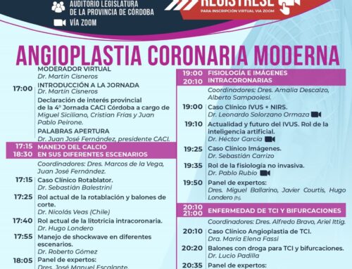 4º Jornada Institucional CACI Córdoba 2025 sobre “Angioplastia Coronaria Moderna”